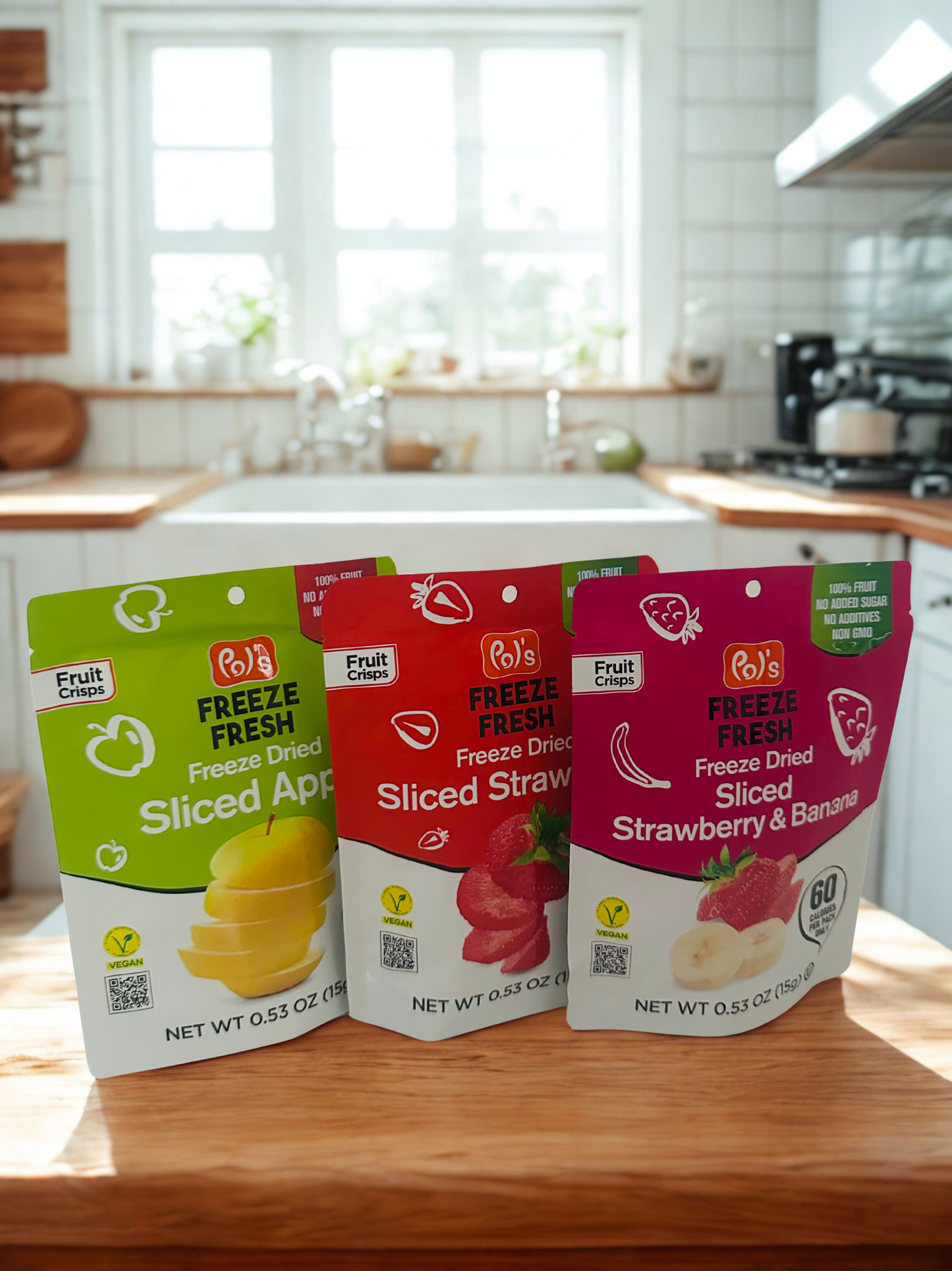 Pols Freeze Fresh Freeze Dried Fruits Bundle (15)
