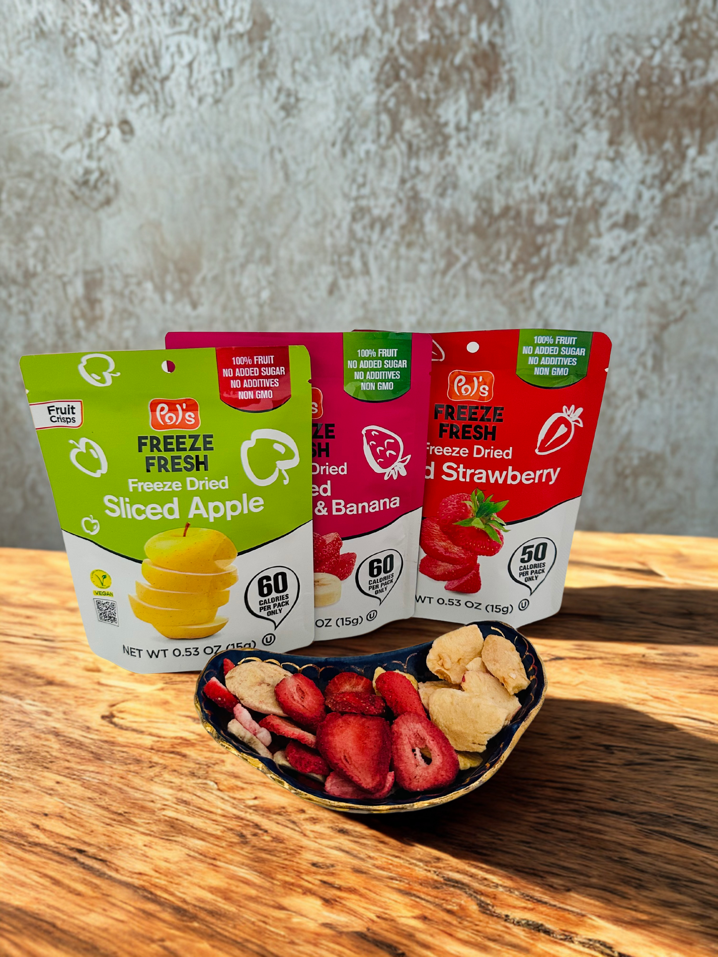 Pols Freeze Fresh Freeze Dried Fruits Bundle (15)