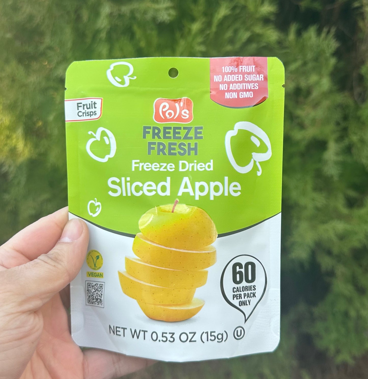 Pols Freeze Fresh Freeze Dried Sliced Apple Box (15)