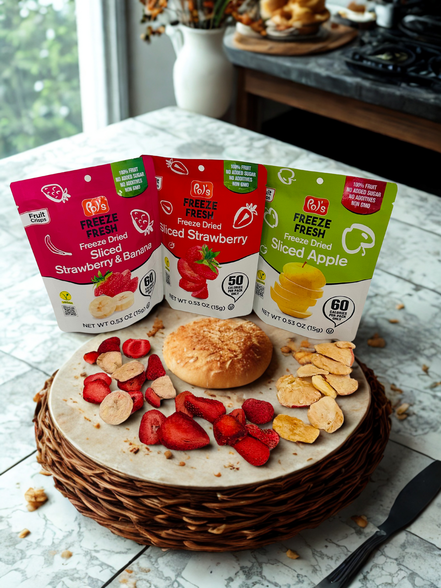 Pols Freeze Fresh Freeze Dried Fruits Bundle (15)