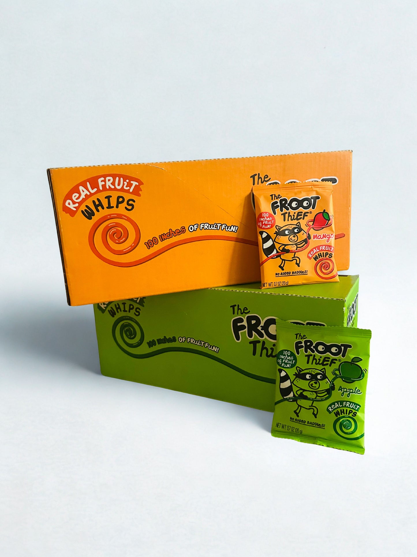 The Froot Thief Real Fruit Whips Bundle β Apple & Mango Variety Pack (48 Bags)
