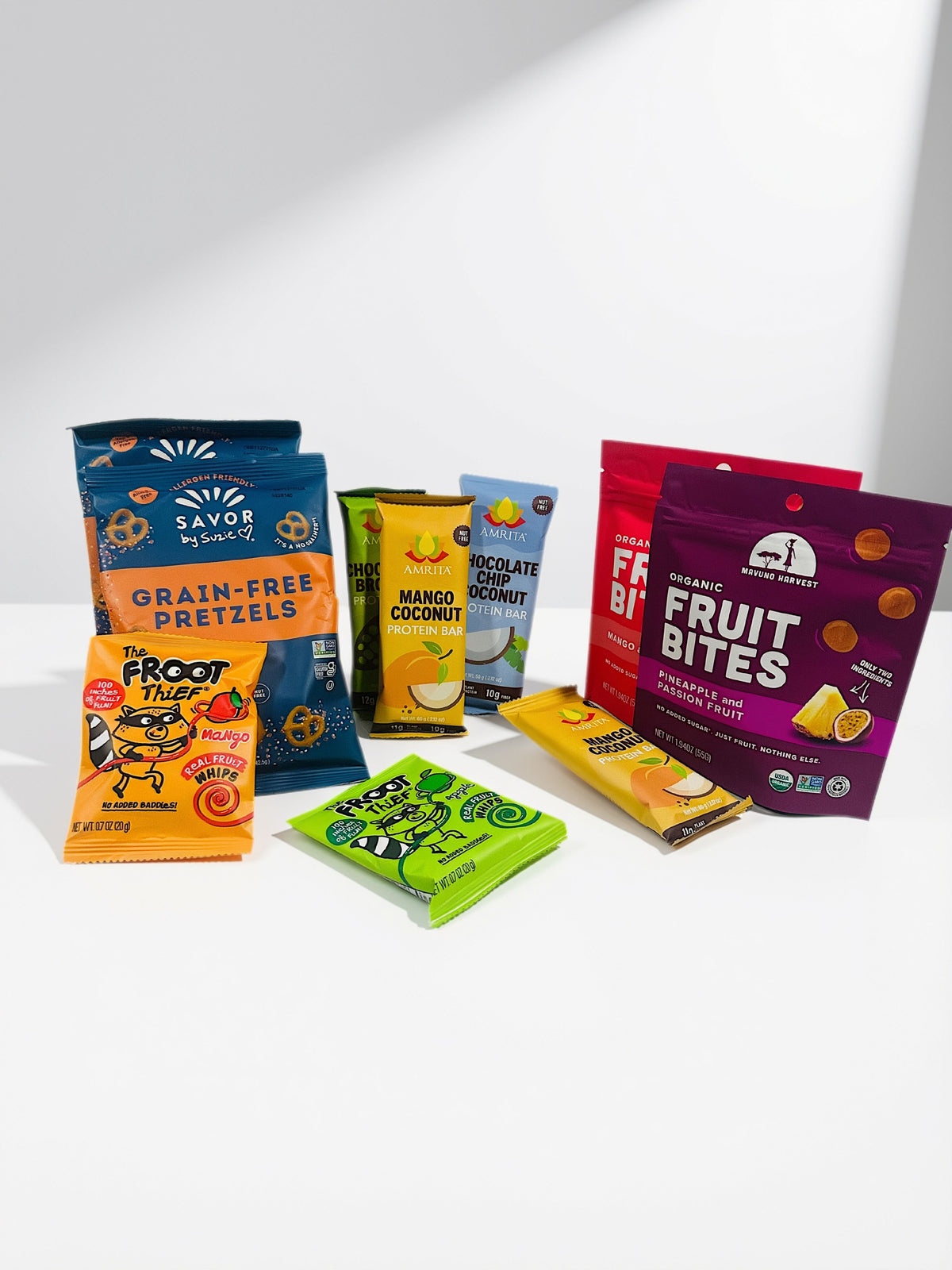 Snack Bar – 50-Count Vegan Snack Variety Pack with Organizer