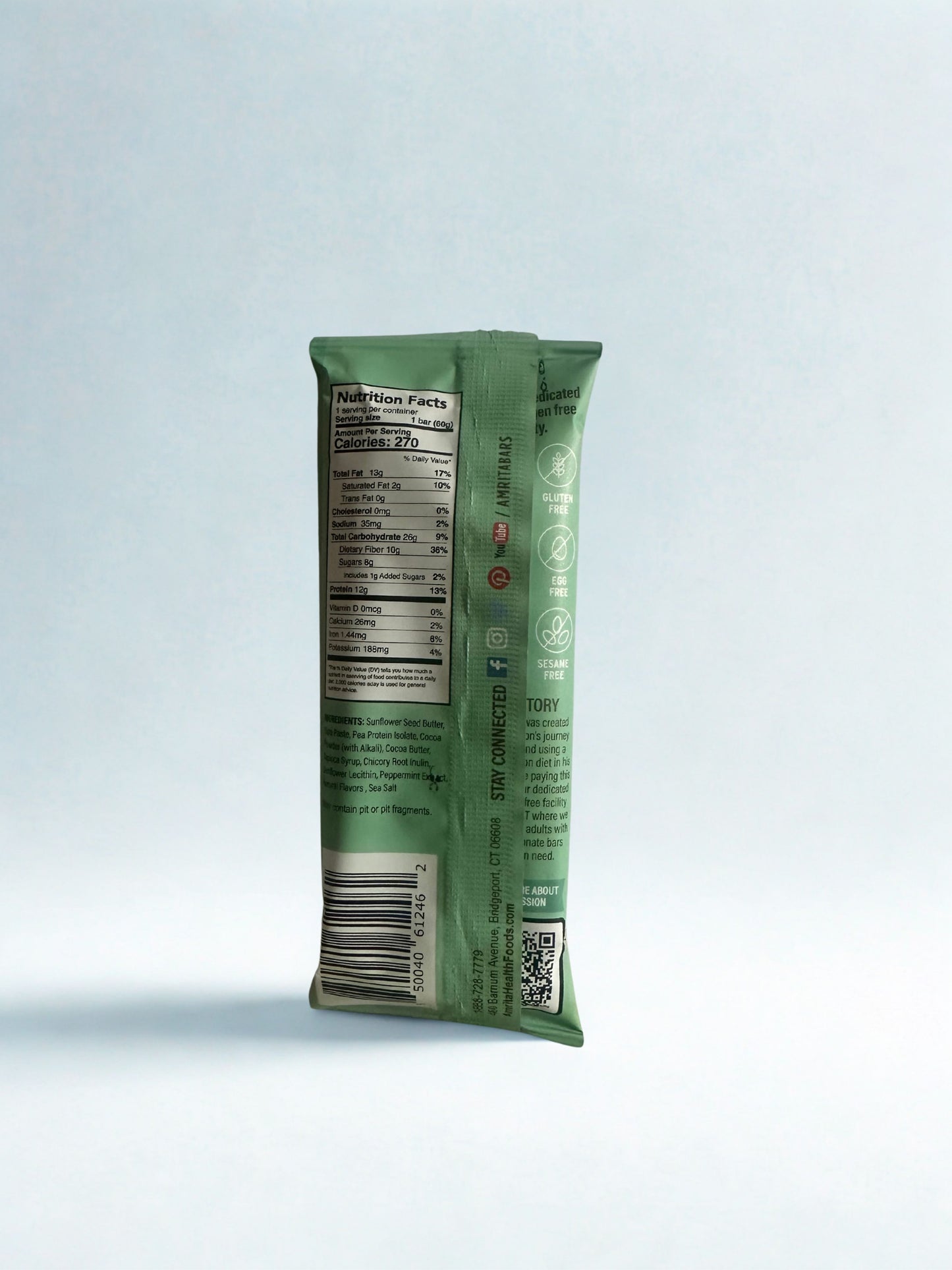 Amrita Chocolate Mint Protein Bars – 12-Pack
