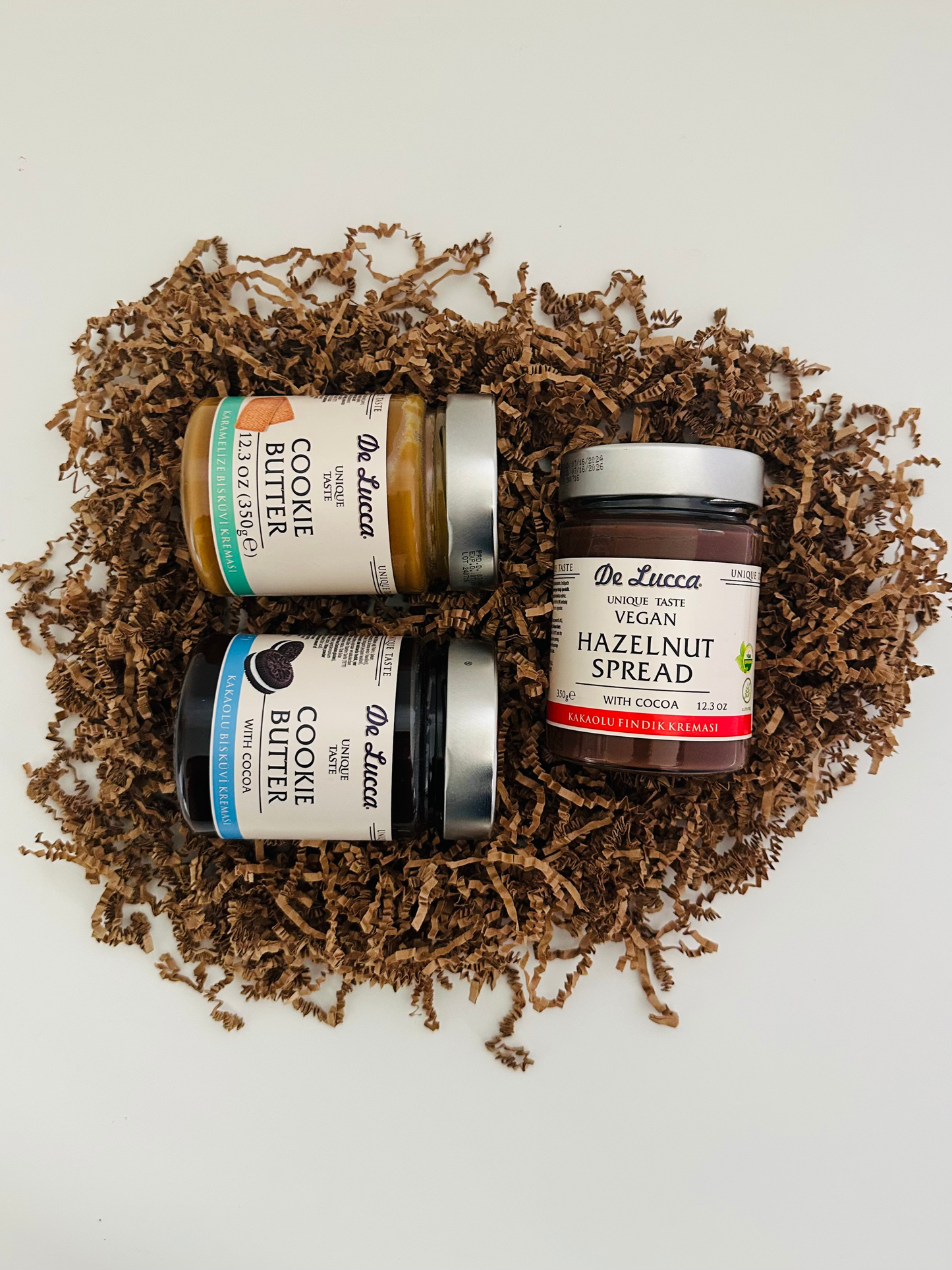 De Lucca Vegan Hazelnut Spread & Cookie Butter Bundle (3)