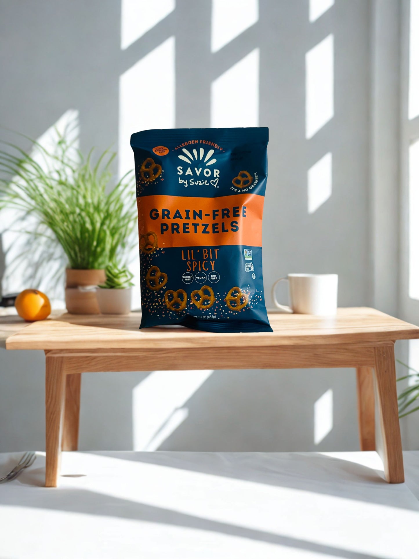 Savor by Suzie Grain-Free Pretzels Bundle – Sea Salt & Lil' Bit Spicy
