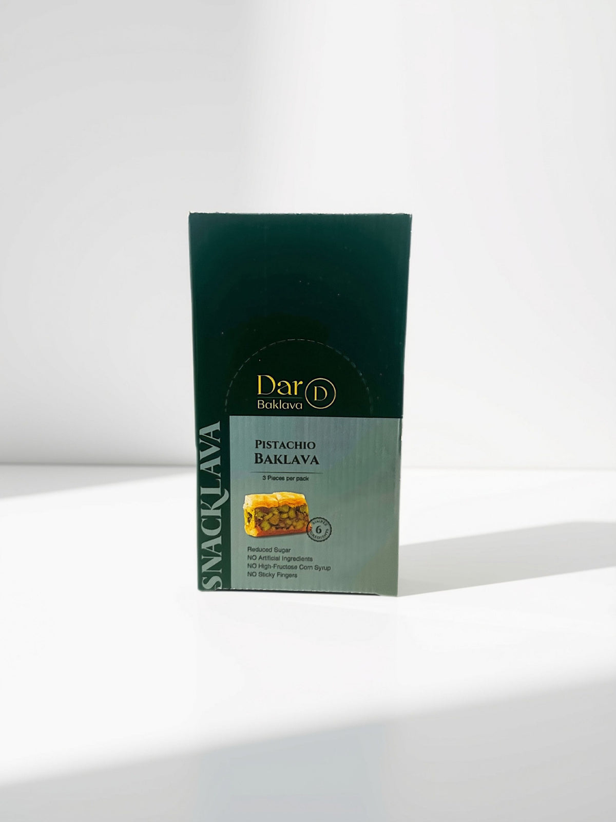 Snacklava Pistachio Baklava – 20 Packs | 60 Pieces