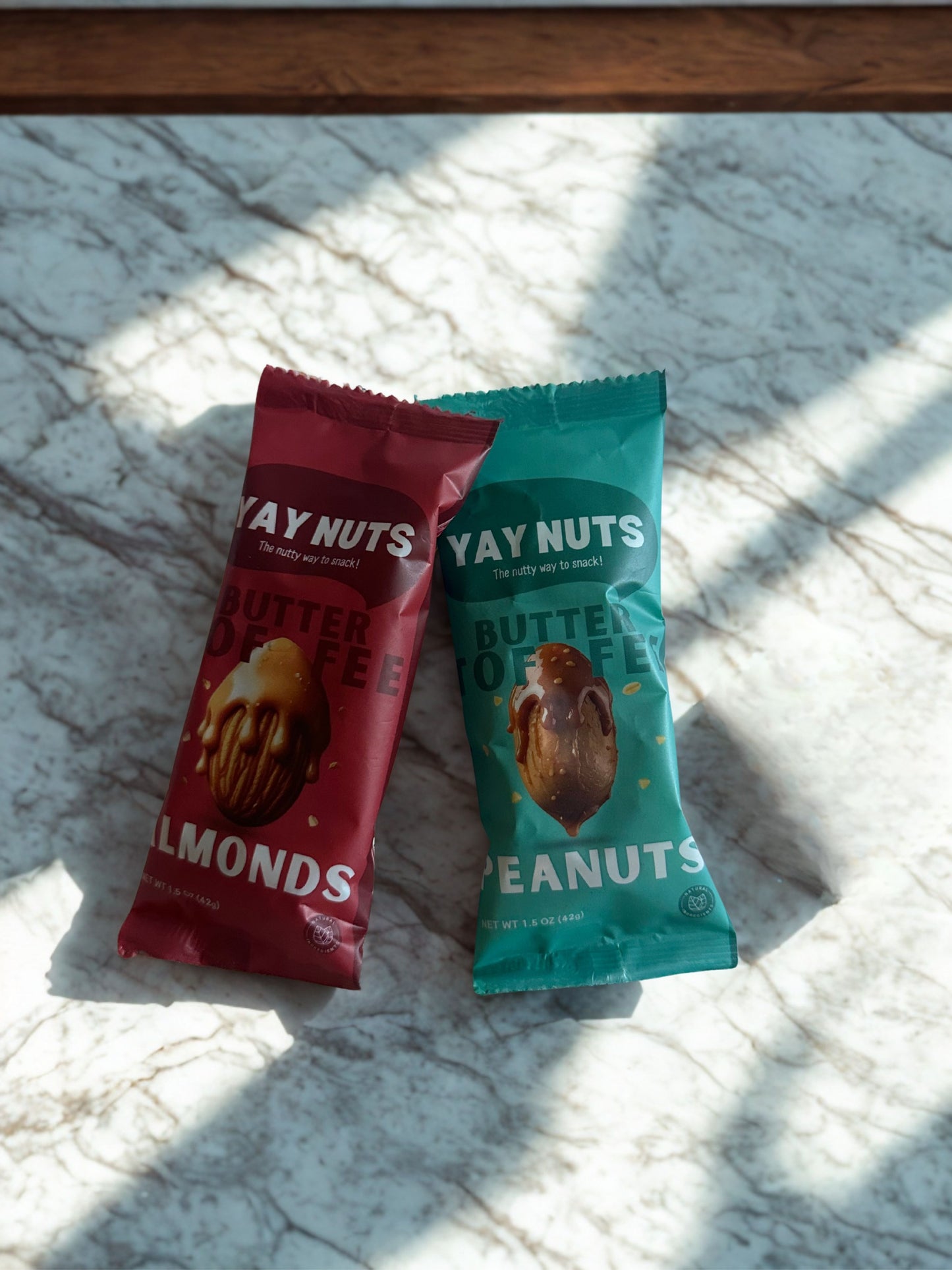 Yay Nuts Butter Toffee Nut Snack Packs – 12-Pack Variety Box